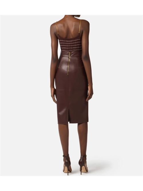 Skirt with embossed logo ELISABETTA FRANCHI | GO16361E2.644
